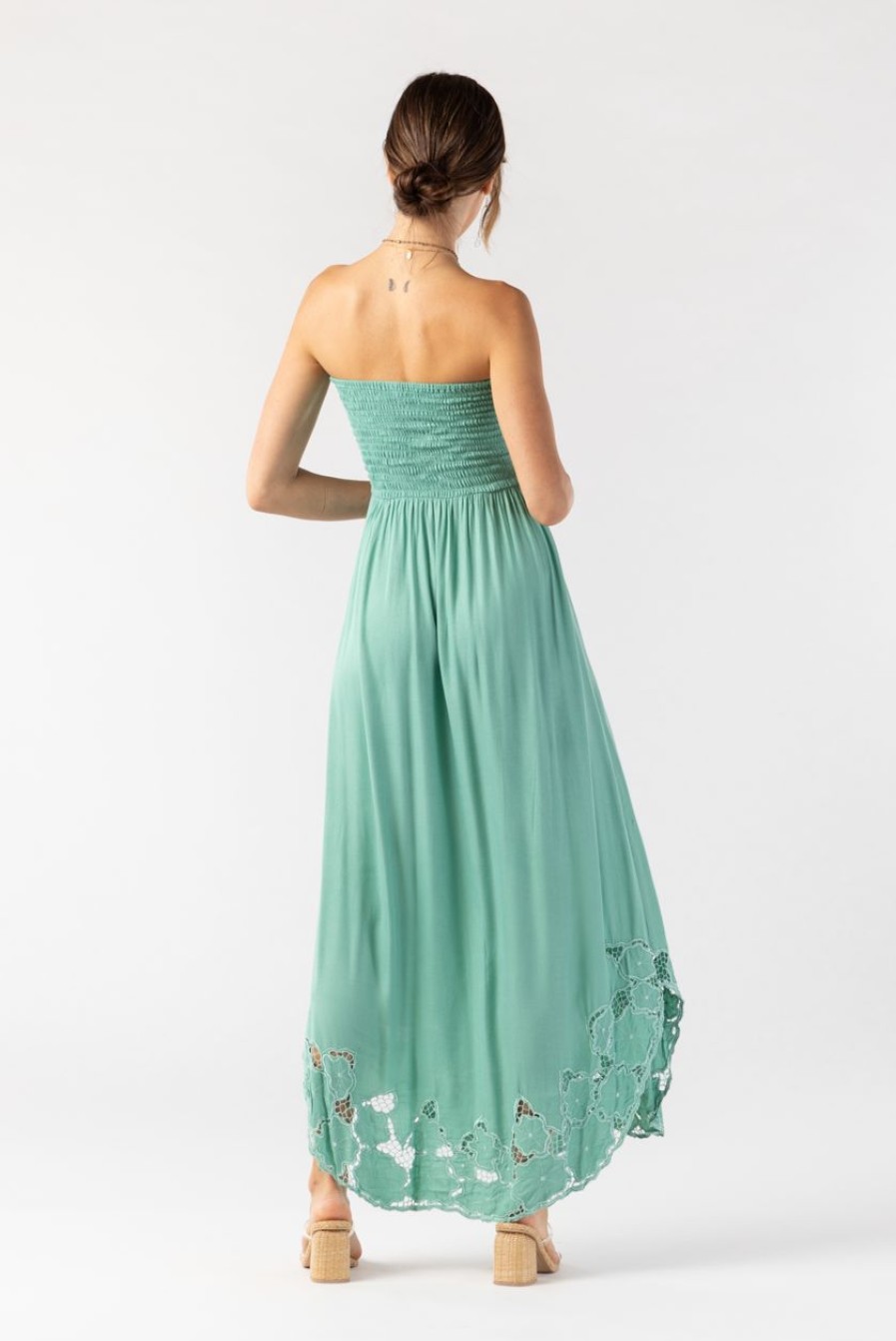 Women Tiare Hawaii Maxi Dresses | La Mer Maxi Dress Embroidered