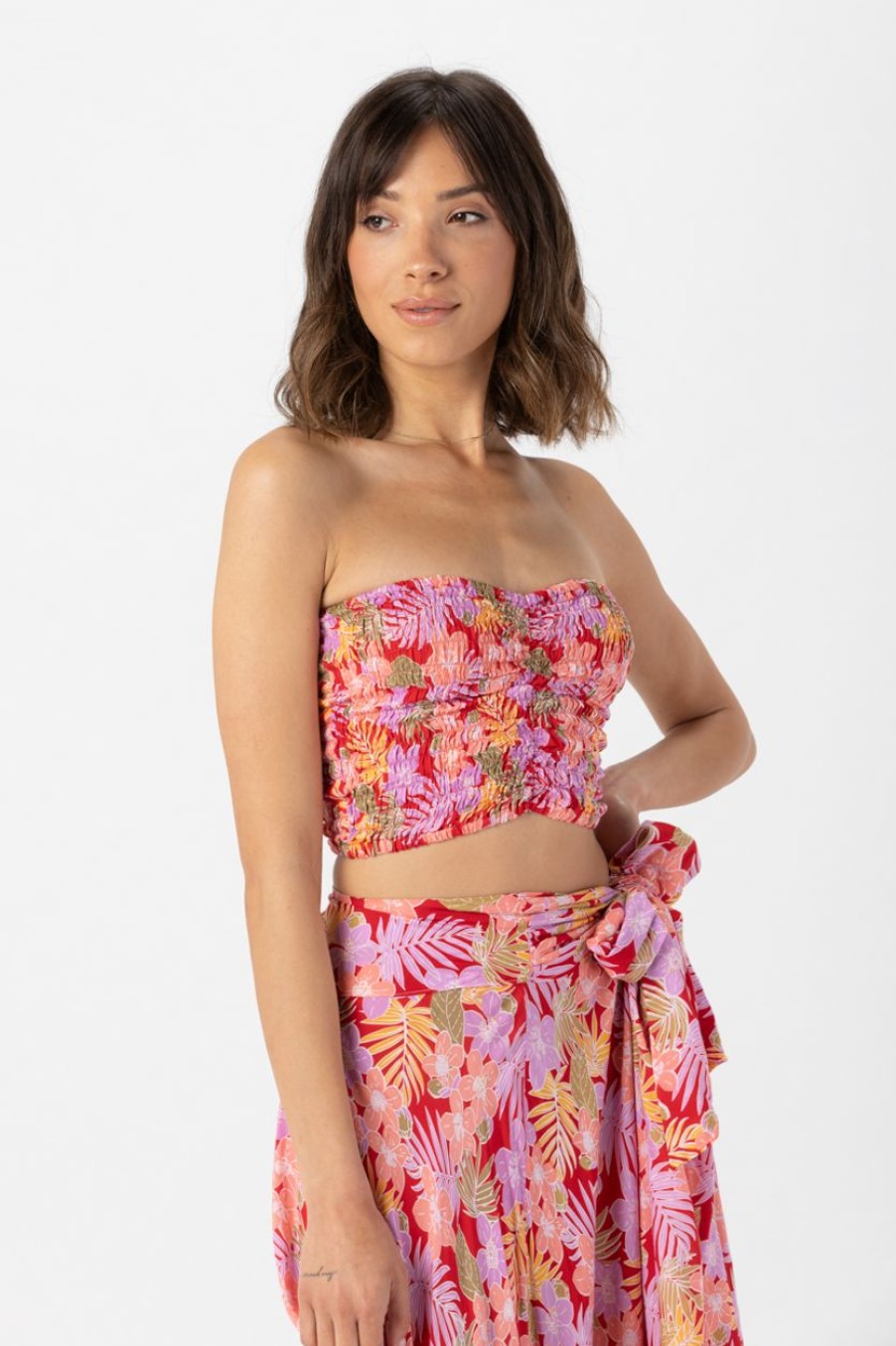 Women Tiare Hawaii | Hollie Crop Top Sleeveless