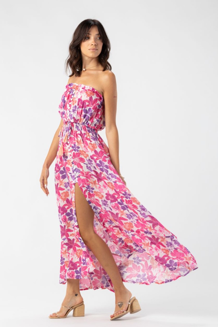 Women Tiare Hawaii Maxi Dresses | Ryden Maxi Dress Naturals