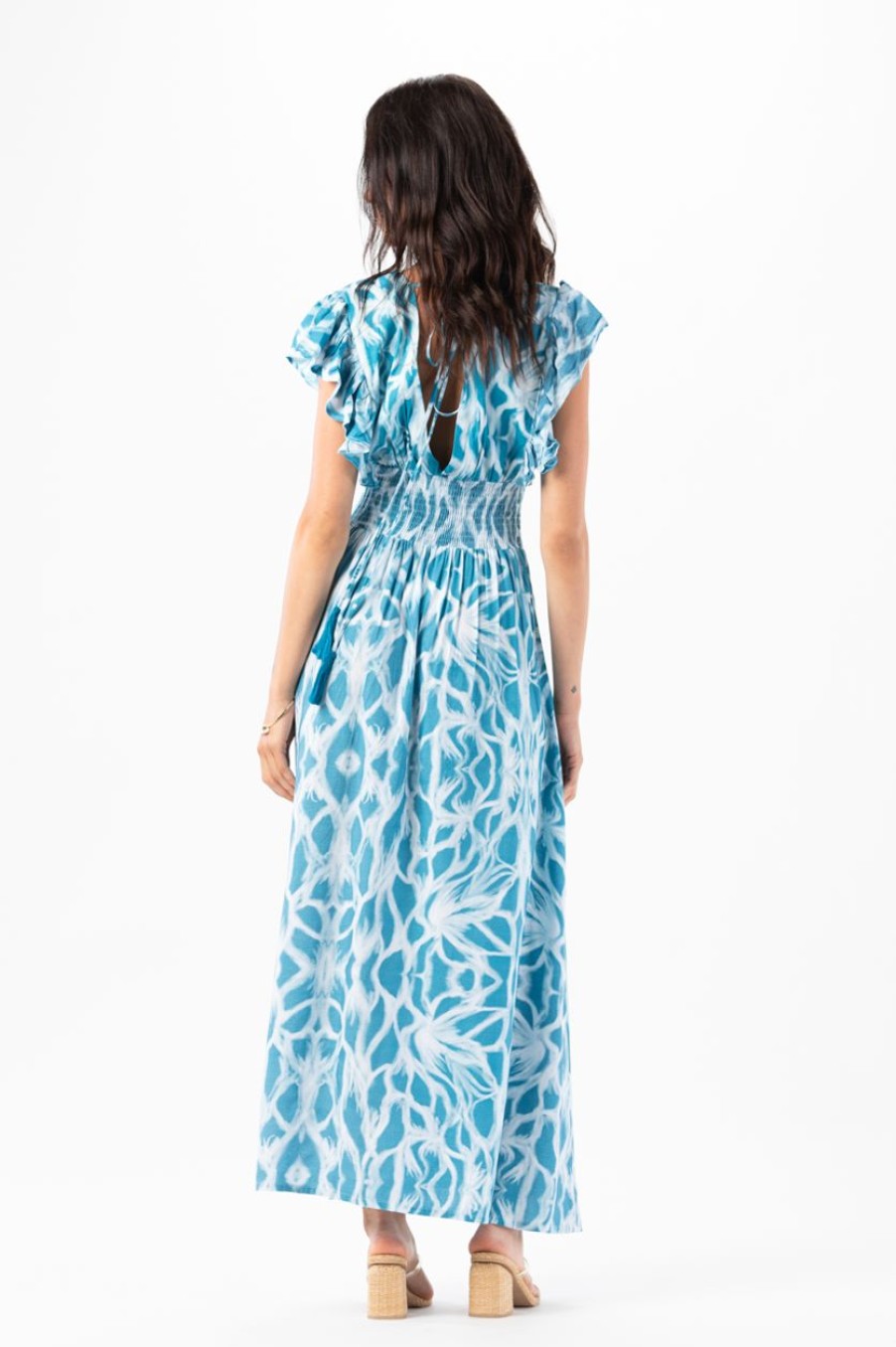 Women Tiare Hawaii Maxi Dresses | Dahlia Maxi Naturals