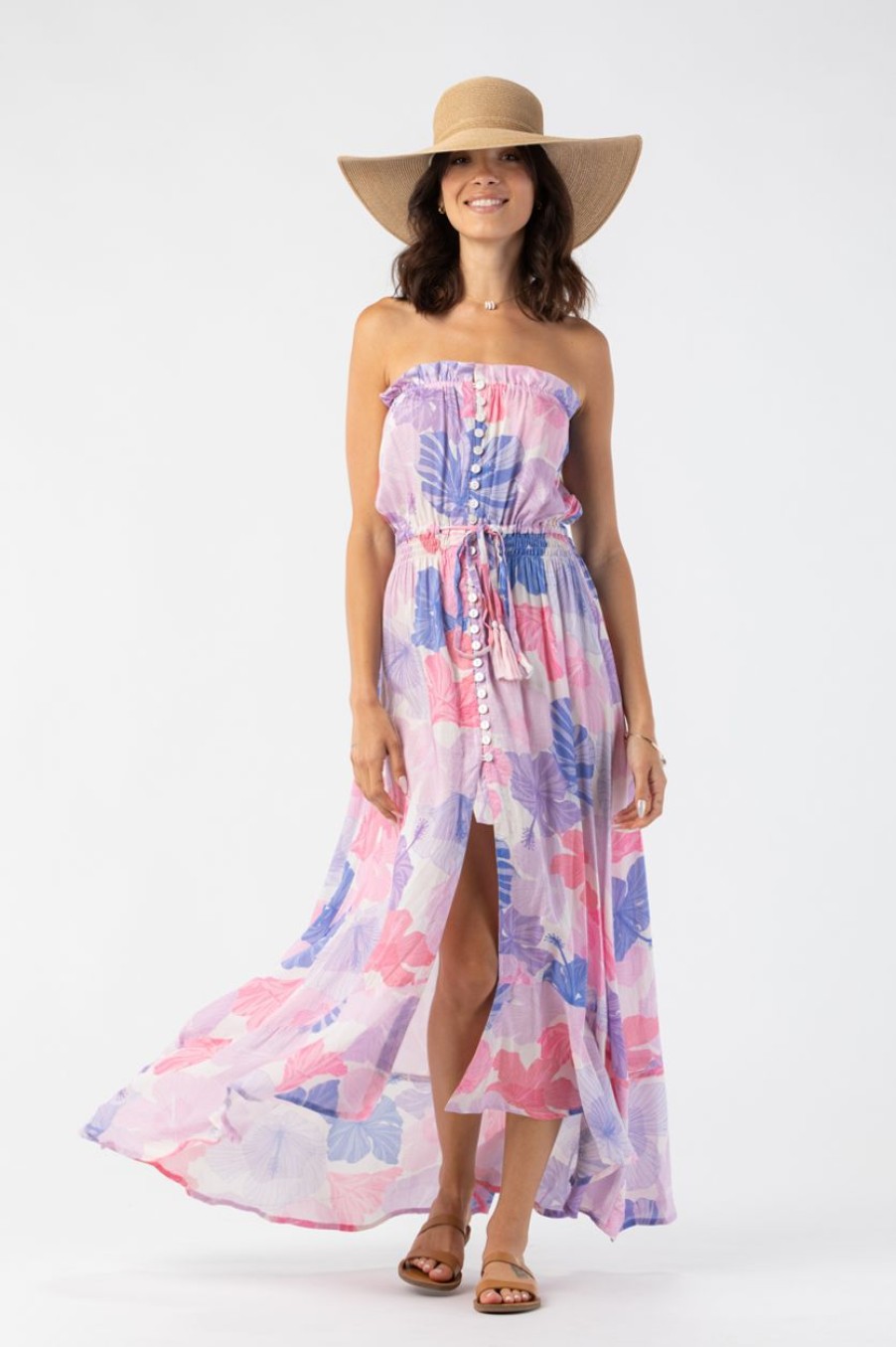 Women Tiare Hawaii Maxi Dresses | Ryden Maxi Dress Naturals