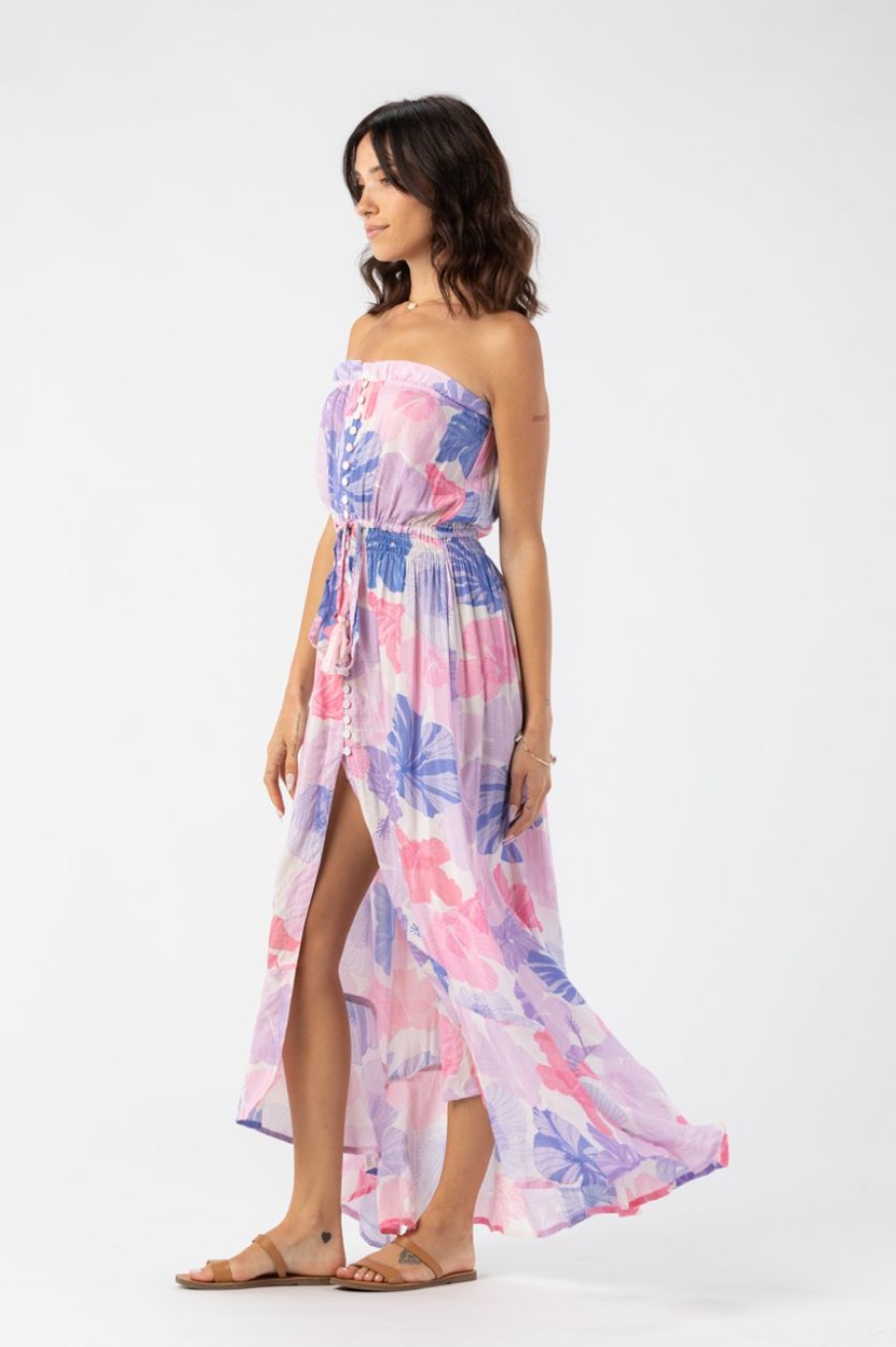 Women Tiare Hawaii Maxi Dresses | Ryden Maxi Dress Naturals