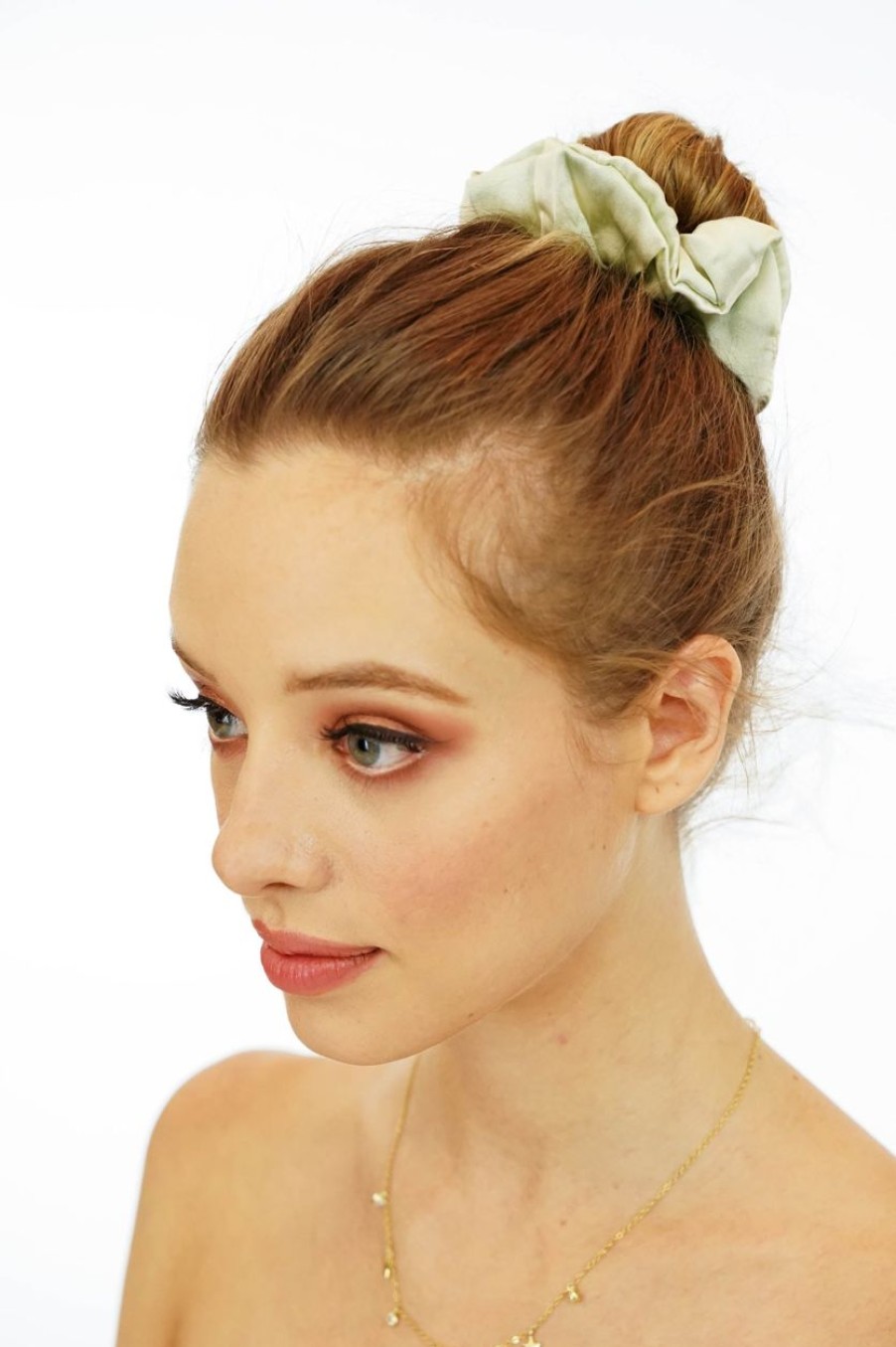 Women Tiare Hawaii Hair Scrunchies | Silk Hair Scrunchie