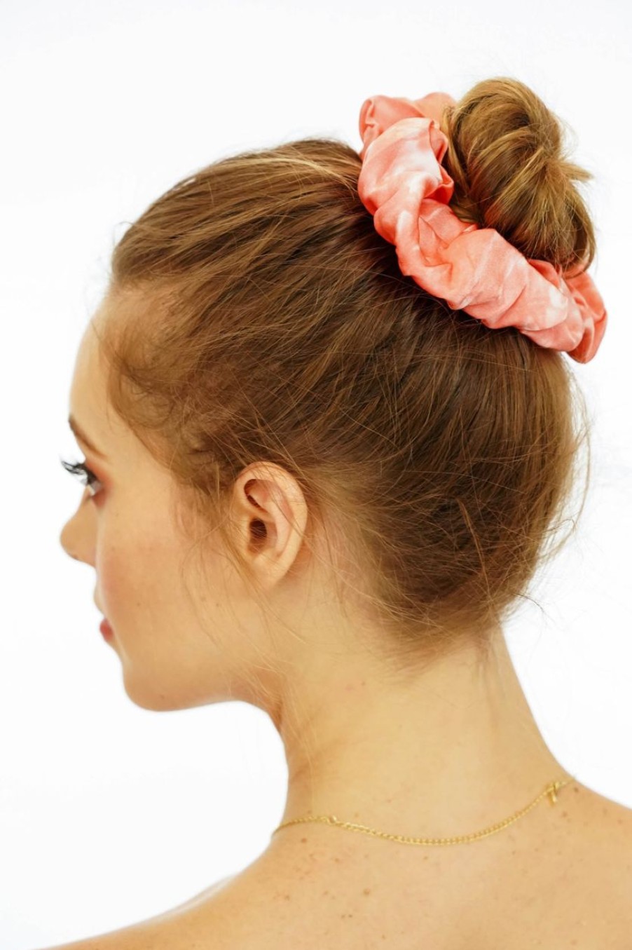 Women Tiare Hawaii Hair Scrunchies | Silk Hair Scrunchie