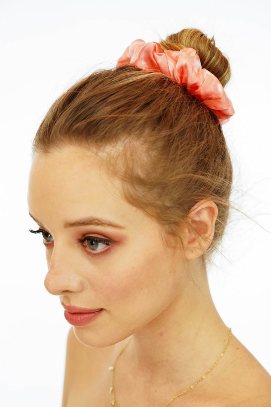 Women Tiare Hawaii Hair Scrunchies | Silk Hair Scrunchie